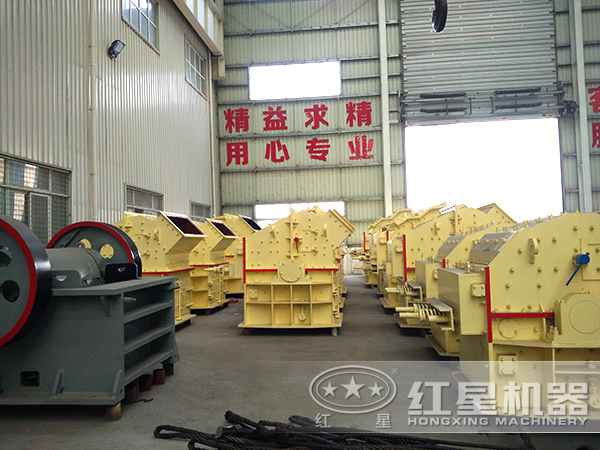 石英石細(xì)碎機(jī)車間圖